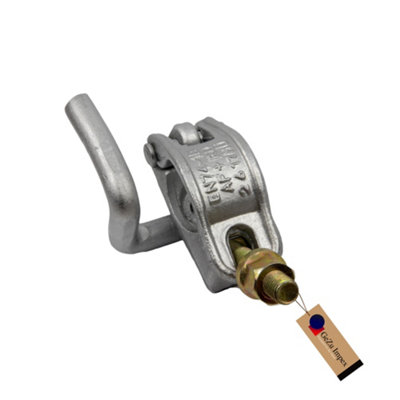 B&Q -  Reinforcement Coupler 48 X 48 mm Hot Dip Galvanised Clamp For Scaffolding Steel Pipe Construction Tubes Coupling