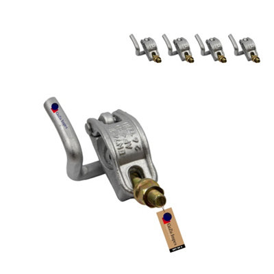 B&Q -  Parallel Coupler 48 X 48 mm Hot Dip Galvanised Set Of 4 Clamp For Scaffolding Steel Pipe Construction Tubes Coupling