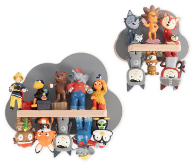 Vcm Shelf Wood Cloud Toniebox Tonies from B&Q