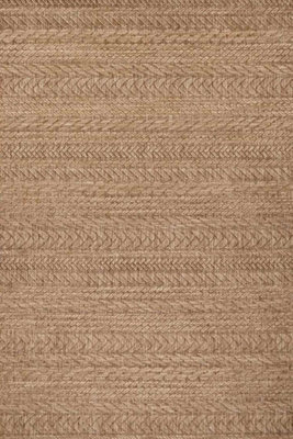 B&Q -  Indoor Outdoor Granado Rug Chevron DesignWeather Resistant Pile In Beige