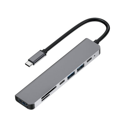 Mediarange Usb Type-C 5-In-1 Multiport Adapter SilverMrcs511 from B&Q