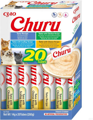 Ciao Churu 20 Pack Box Cat TreatTuna Varieties from B&Q
