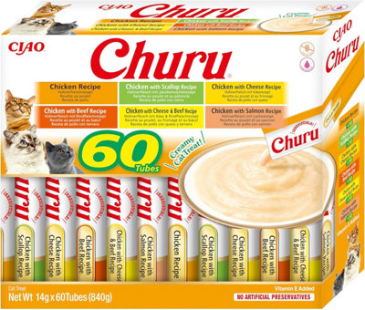 Ciao Churu 60 Pack Box Cat TreatChicken Variety from B&Q