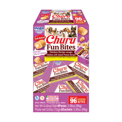 Ciao Churu Fun Bites Dog TreatChicken Recipe Wraps Chicken With Sweet Potato Recipe from B&Q