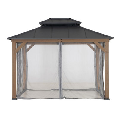B&Q -  Netting For Cedar Wooden Gazebo300Cm X 360CmSuitable For A102032602