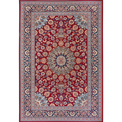 B&Q -  Kadi Indoor Outdoor Rug And Runner Flatweave Weather Resistant Rug In Red