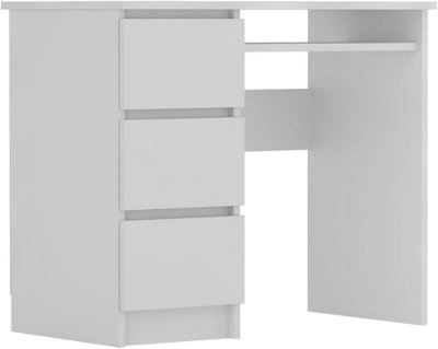 Shefa Line Computer Desk Cina White (1 Box) from B&Q