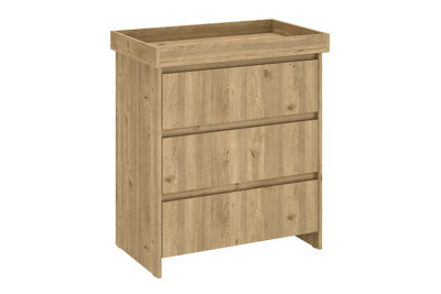 Shefa Line Shefa 880 Kids Changing Unit Cremona Oak (2 Boxes) from B&Q