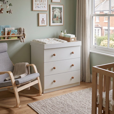 B&Q -  Changing Dresser Shefa Kids 888 White