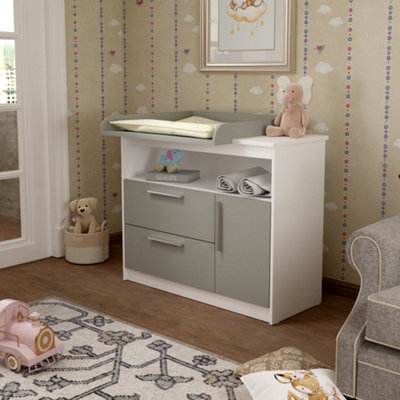 Shefa Line Changing Unit Shefa Kids 1150WhiteGrey from B&Q