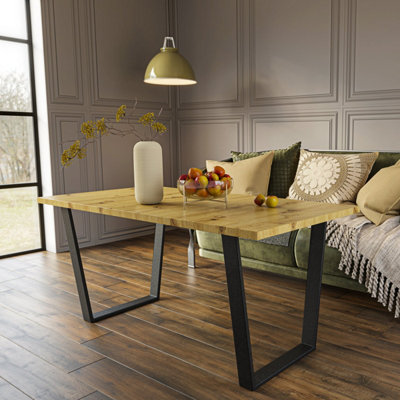 Dining Table Shefa Line Louisville 140 Artisan Oak from B&Q
