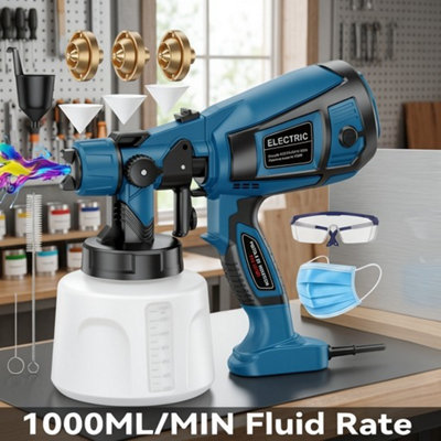  - Electric Paint Sprayer Handheld Hvlp Spray Gun For Wall And Fence Painting
