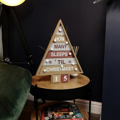 Diy christmas countdown decoration