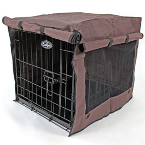 42inch Dog Cage Cover Chocolate Brown