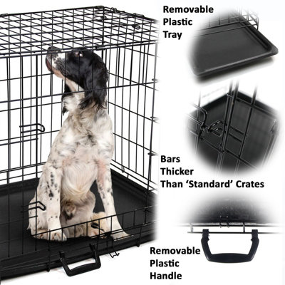 42 inch plastic sales dog crate