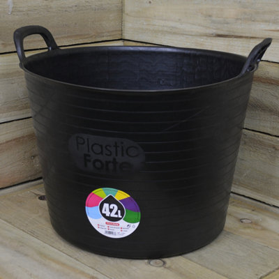 Plastic tub best sale bucket