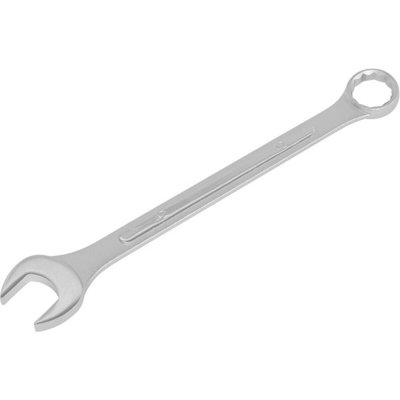 42mm Heavy-Duty Combination Spanner - Chrome Plated Drop Forged Steel Tool for Professionals
