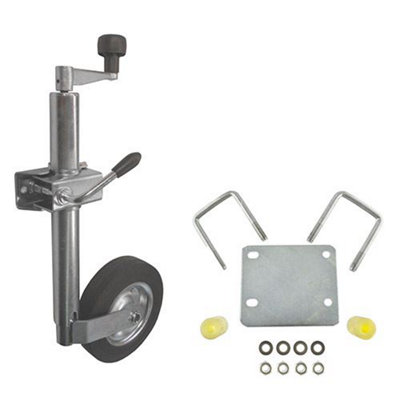 42mm Jockey Wheel with Clamp Mount for Erde Daxara Steel Wheel