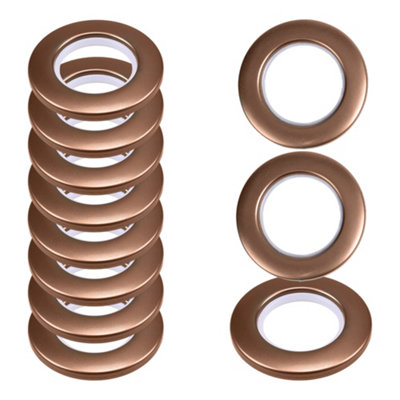 42mm Platic Eyelets, Brown Grommet Rings for Curtains & Drapes ...