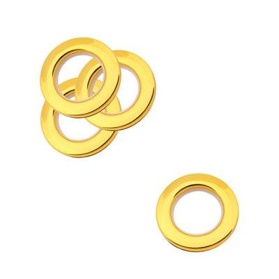 42mm Platic Eyelets, Gold Grommet Rings for Curtains & Drapes, Backdrop, 10pcs