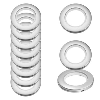 42mm Platic Eyelets, Matte Silver Grommet Rings for Curtains & Drapes ...