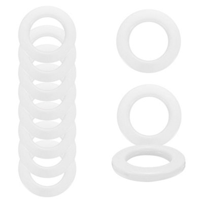 42mm Platic Eyelets, White Grommet Rings for Curtains & Drapes ...
