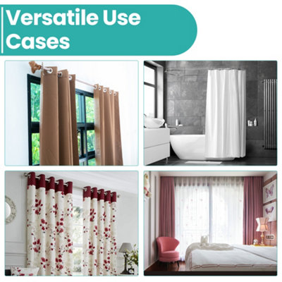 42mm Platic Eyelets, White Grommet Rings for Curtains & Drapes ...