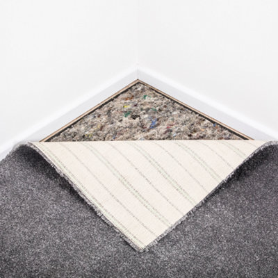42oz Wool Fibre Carpet Underlay 10mm Thick 15m2 (1.37m x 11m) Roll 100% Recycled - 3