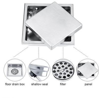 Wildspress Universal Sink Stopper – Stainless Steel Hair Catcher, Pop-Up Drain Filter, Fits 1.02"–1.57" Drains (2-Pack)