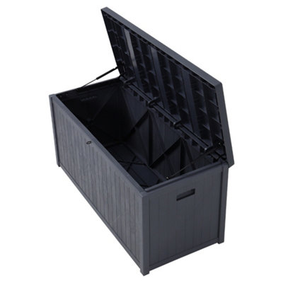 430L Waterproof Lockable Outdoor Garden Deck Storage Box Patio Utility ...
