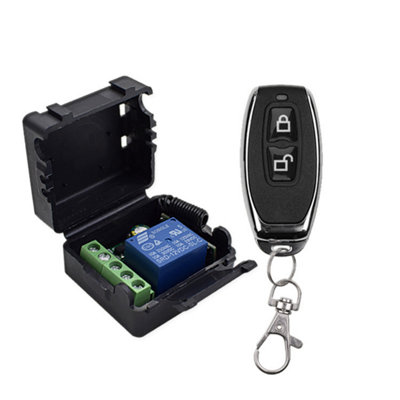 433Mhz Universal Wireless Remote Control Switch DC 12V 1CH RF Relay ...