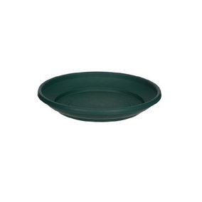 43cm Plant Pot Saucer Large Venetian Green Colour Plastic Plant Saucer Dish