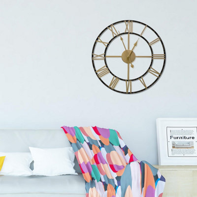 43cm x 43cm Gold And Black Vintage Roman - 3