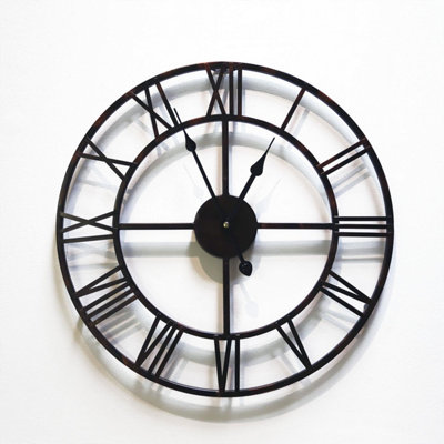 43cm x 43cm Vintage Rustic Roman Iron - 5