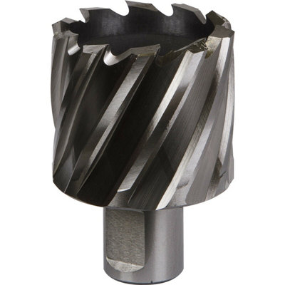 43mm x 25mm Depth Rotabor Cutter - M2 Steel Annular Core Drill with 19mm Shank
