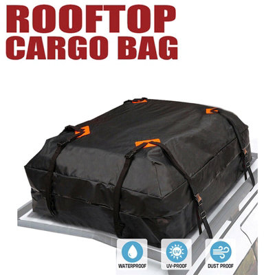 443L Car Roof Bags Roof Top Rack Storage Bag Car Travel Luggage Organiser