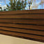 44cm Long Wooden Windowsill Planter - Brown