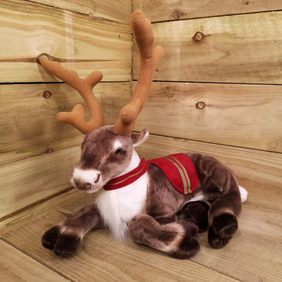 Big reindeer stuffed animal discount