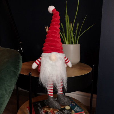 44cm Sitting Plush Christmas Gonk with Dangly Legs in Red Price Comparisons | Compare The Build