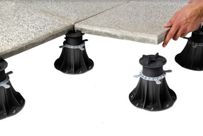 45-70mm Adjustable Pedestals Riser for Decking (Box of 25pcs)