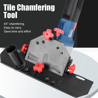 45 Degree Tile Chamfering Tool for 115/125 Angle Grinder - Red Screws ...