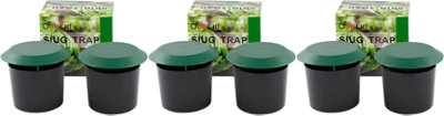 Divchi  Slug & Snail Traps Simple To Use No Pellets Safe Around Children And Pets (Pack Of 6) from B&Q
