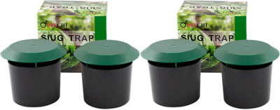 Divchi  Slug & Snail Traps Simple To Use No Pellets Safe Around Children And Pets (Pack Of 4) from B&Q