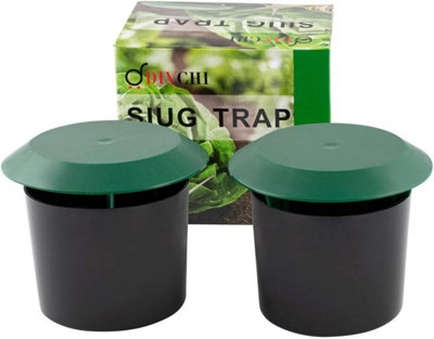 Divchi  Slug & Snail Traps Simple To Use No Pellets Safe Around Children And Pets (Pack Of 2) from B&Q