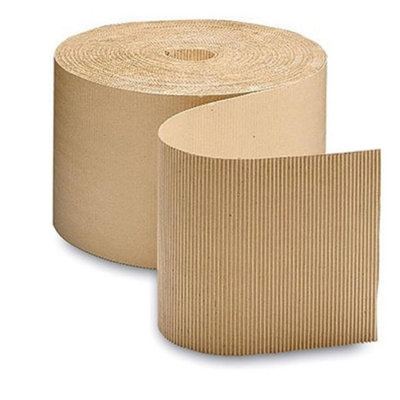 Produktbild von BRANDNEU Wellpappe Papierrolle 450mm X 75m – Braun, Hochwertig, 75 Meter, UK-Qualität
