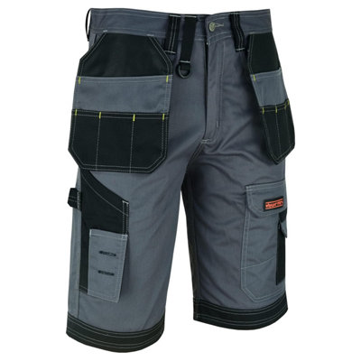  - Wrightfits Men Holster Work ShortsHeavy Duty Safety Combat Cargo SummerMulti PocketsTriple StitchedDurable Workwear