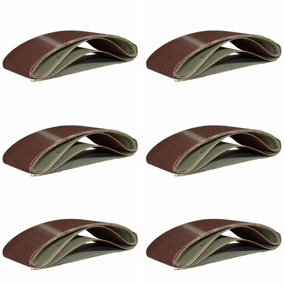 457mm x 75mm Mixed Grit Abrasive Sanding Belts Power File Sander Belt 18 Pack