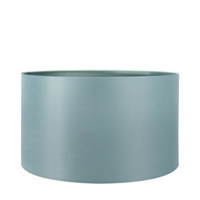 45cm Duck Egg Cylinder Drum Soft Blue Table Floor Lampshade
