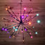 45cm Premier Christmas Sparkle Ball Twinkling LED Light in Rainbow