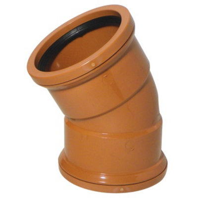 45deg x 110mm DS Bend (Double Socket)